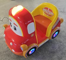 KIDDY RIDE FAHRGESCHÄFT Kiddie Ride Automat Feuerwehrauto Dino LED Münzeinwurf
