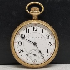 FAPW798 1906 Gold Filled Hamilton 940 18s 21j Weighs 53.62g W/O/M Running