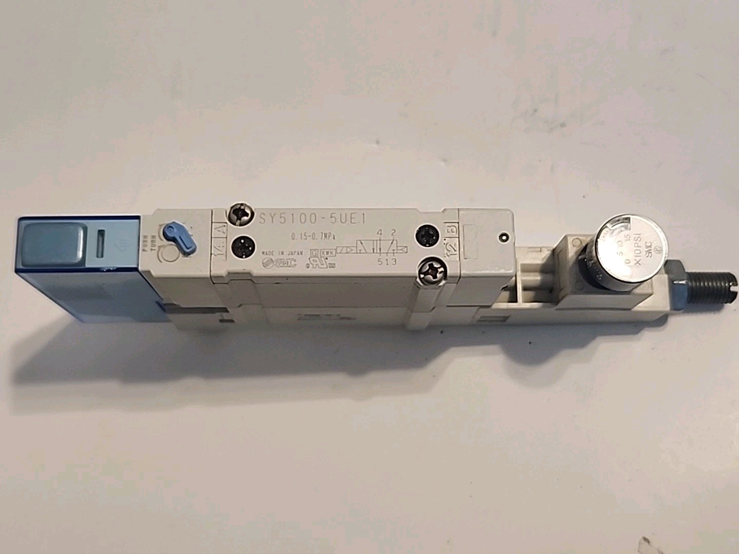 SMC SY5101-5UE1 SOLENOID VALVE w/ SY50M-N0-P, XIOPSI - Warranty & Free Shipping