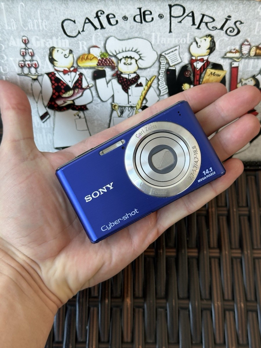 Sony Cyber-shot DSC-W530 14.1MP Digital Camera Blue GOOD w/ Box