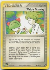 Wally's Training 89/100 Uncommon Sandstorm Pokemon LP