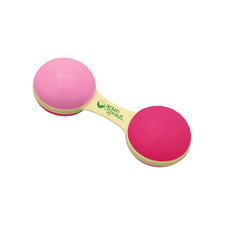 Sprout Ware Dumbbell Rattle Made from Plants  Encourages Whole Learning the Hea