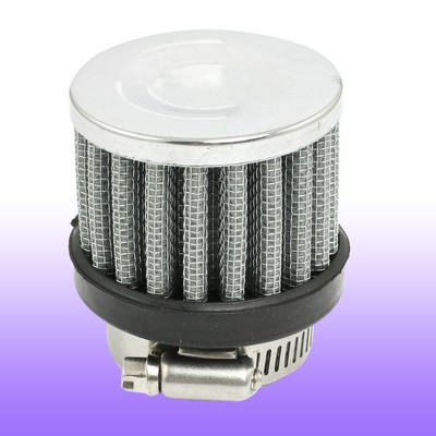 Auto Motor Luftfilter Entlüftungsfilter 25mm Sportluftfilter LUFTFILTER Silber