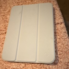Folding Folio Case for Apple iPad, Blue Plastic, Stand, Magnetic Closure