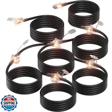 addlon 6 Outlet Outdoor Extension Cord 50FT, 16/3 SJTW Heavy Duty Weatherproo