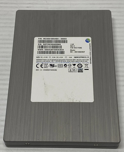Disk Samsung 100GB SSD SATA 3.5" 3.5" LFF MZ-3S91000/0C3 - Picture 3 of 3