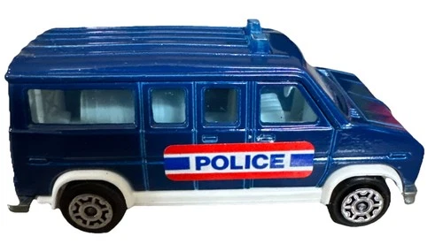 MAJORETTE Police Van Fourgon 279/234 ECH 1/65 Made in France