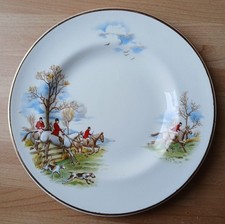 Tally Ho 'Hunting' 6.75" Wall Plate, Arklow Pottery Ireland, vintage, retro