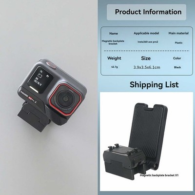 Multifunktionale Magnet Basis Auto Saugtasche Ständer für Insta360 Ace Pro2