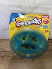 2pk Gerber Graduates Divide ‘n Dine Plates 2006 NOS NEW