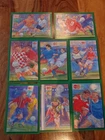 Set - 8 Limited Edition Postcards From Euro 1996 Football Tournament Immaculate