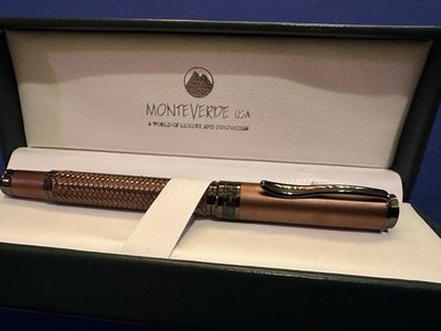 Monteverde Innova Formula M Rollerball Pen - Bronze New (Green Case Has Blemish)