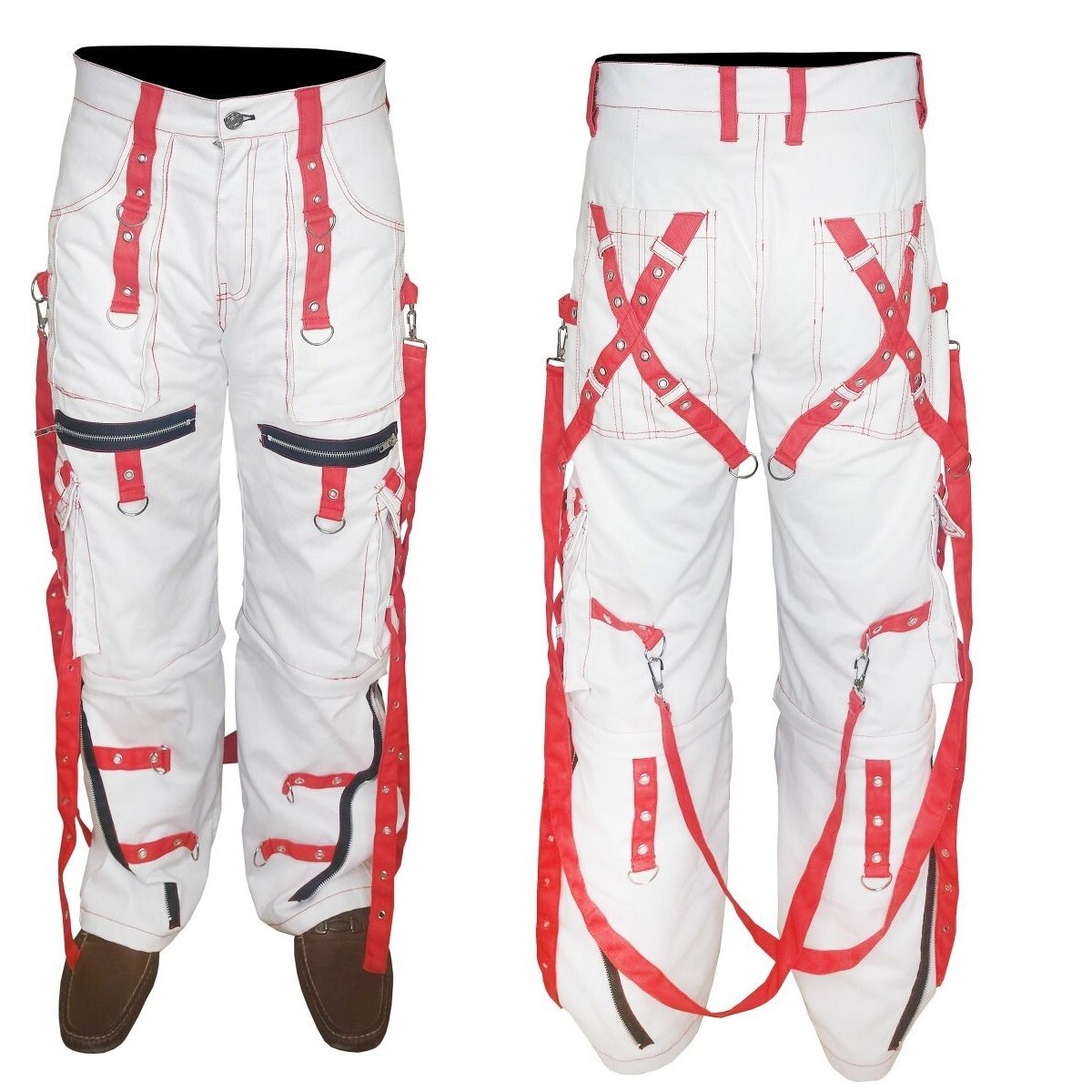 希少 AFFA stripe bondage pants trousers Rare AFFA Stripe Bondage Pants Trousers