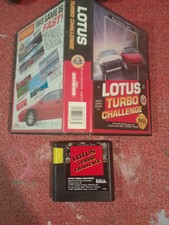 Sega genesis game - Lotus turbo challenge - Contents pictured - Untested