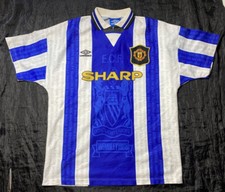 MANCHESTER UNITED third shirt jersey UMBRO 1994-1996 SHARP trikot adult SIZE L