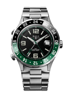 *AUTHORIZED DEALER* BALL Roadmaster Pilot GMT DG3038A-S3C-BK