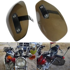 Smoke Motorcycle Hand Guard Wind Deflector Protector Shield For Harley Yamaha
