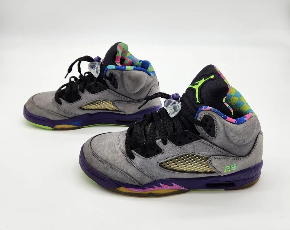 NIKE AIR JORDAN V 5 RETRO GS BEL-AIR 2013 Talla 6Y GRIS/ROSA/PÚRPURA 62159-090 Foto 4 de 4