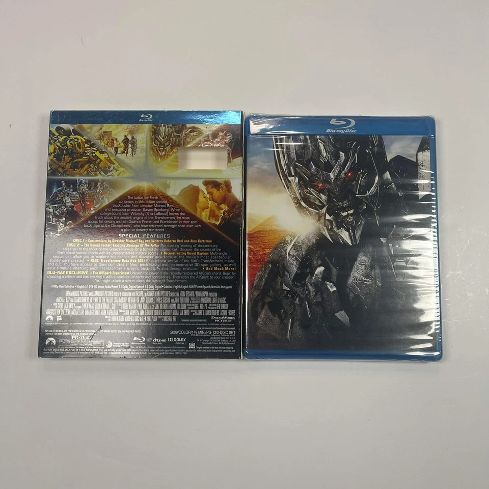 NEW Sealed Transformers Revenge Of The Fallen Blu Ray 2 Disc Special Edition - Image 3 of 3