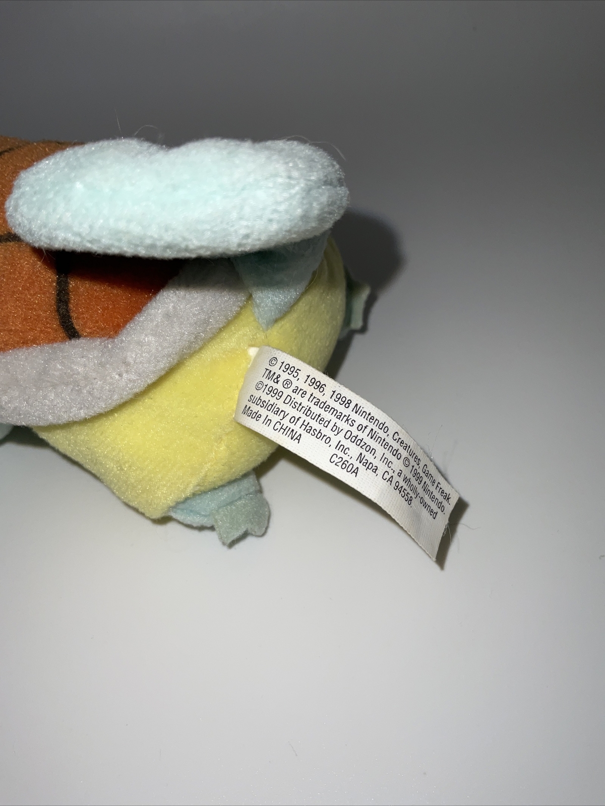 Vintage 1999 Nintendo Game Freak Pokemon Treat Keepers Squirtle Plush Toy