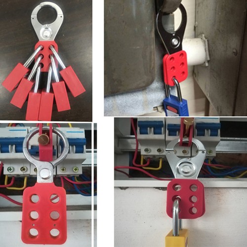 10 Stück Lockout Hasp 38 mm Verriegelung Haspel für chemische Schrank - Bild 7 von 15