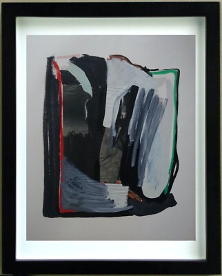 Collage Gouache Gouillard-Vionnet (1940) - Abstrakte Komposition - B