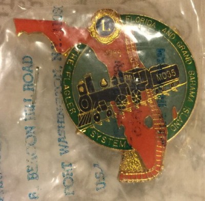 Lions Club Pin - 1986 Florida MD- 35 