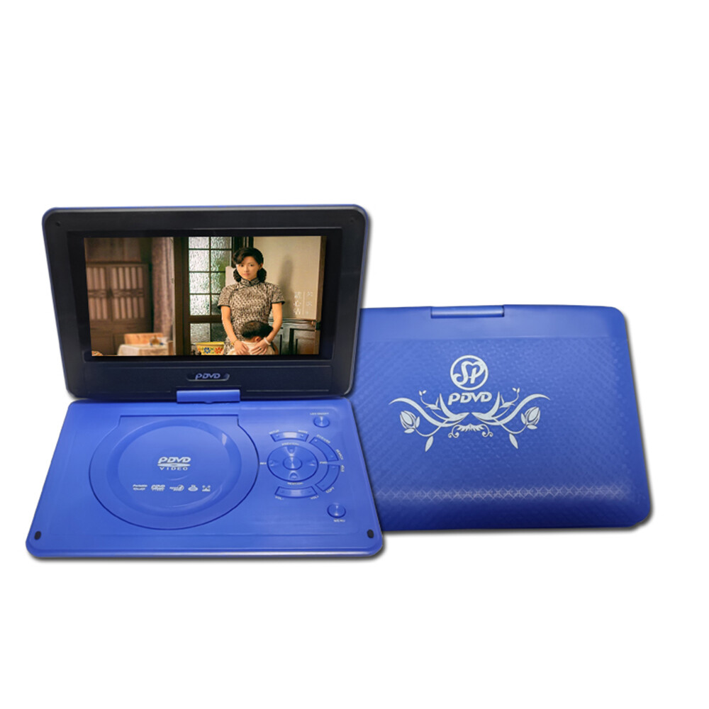 9.8'' Portable HD DVD CD Player 169 Swivel Screen Rechargeable Players