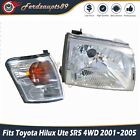 <!--F#f_0-->2pcs Right RHS Head Light + Corner Lamp Fit Toyota Hilux Ute SR5 4WD 2001~2005<!--F/-->
