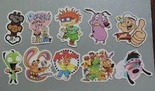 Random Cartoon Stickers Lot #3 - 10 pcs. *Sticker sizes are mixed*
