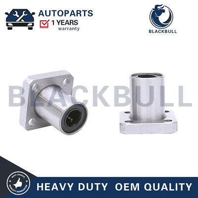 For CNC Part 2PC LMK10UU 10mm Square Flange Type FKG Linear Bearing Ball Bushing
