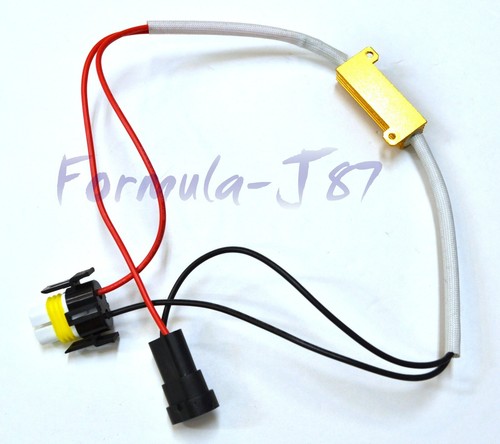 Wire LED Resistor Canceler Error Decoder S H11 Head Light Low Beam Flicker Fix - 第 4/9 張圖片