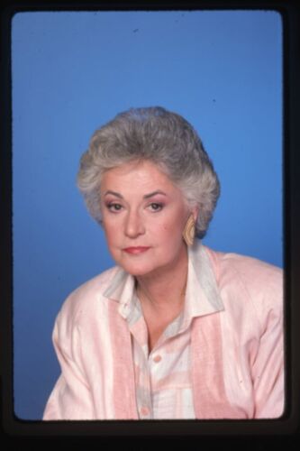 The Golden Girls Bea Arthur Portrait Original 35mm Transparency Stamped 1985 - Picture 1 of 1