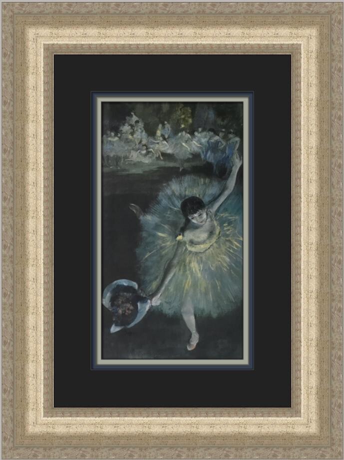 Edgar Degas Fin D'Arabesque Custom Framed Print | eBay