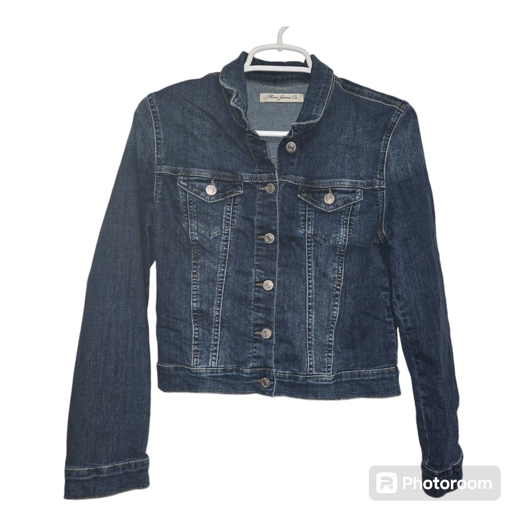 Mavi Jeans Denim Jacket Navy Blue Mavi Men's Frank Jacket In Dark
