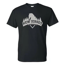 New Jersey Horse Arch - Hometown State Pride T Shirt - Black