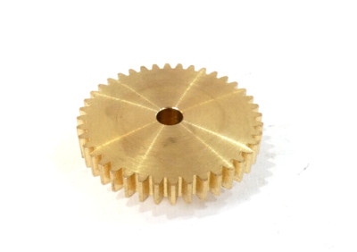 Brass Spur Gear | Module 1 | Straight Serrated | 40 Tooth