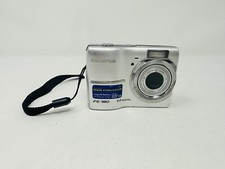 Olympus FE-180 6.0MP Digital Camera Silver w/Image Stabilization - Tested Works