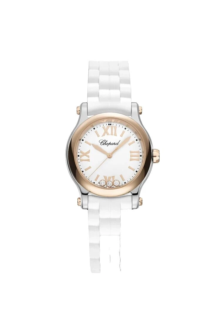 Banda de goma analógico Chopard Happy Sport Relojes de pulsera