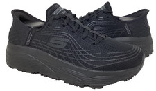 Skechers Women's Slip-Ins Work Max Cushion Elite Shoes Blk Wides Size:7.5 205S