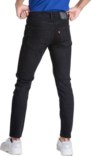 LEVIS 512 Jeans Mens Slim Taper Fit Original Riveted Jet Black Nightshine Denim - Picture 5 of 5