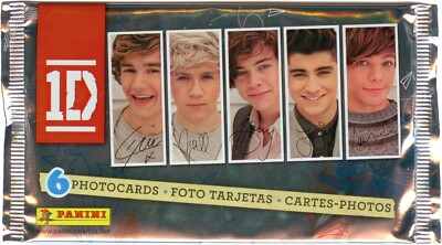 1D ONE DIRECTION 2012 PANINI PACK OF 6 PHOTOCARDS SEALED