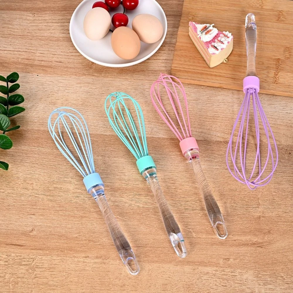 Whisk for Baking Silicone Whisk Hand Whisker Hand Whisk Manual Plastic Whisk