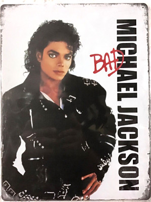 FREE SHIPPING! BUY /make OFFER B4 it s SOLD! Michael Jackson 12x16 TIN SIGN Bx6