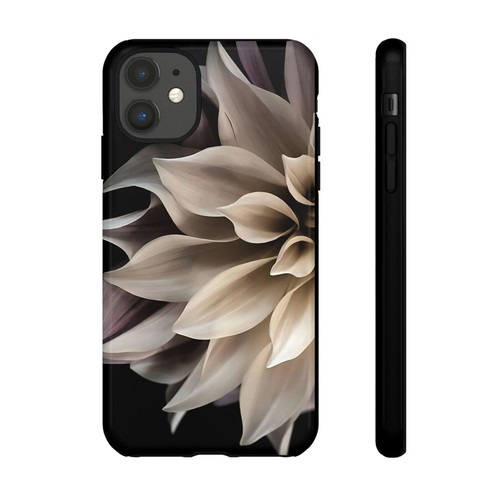 Tough Case For iPhone, Samsung Galaxy, Pixel, Cream Dahlia Flower Print - 第 1/223 張圖片