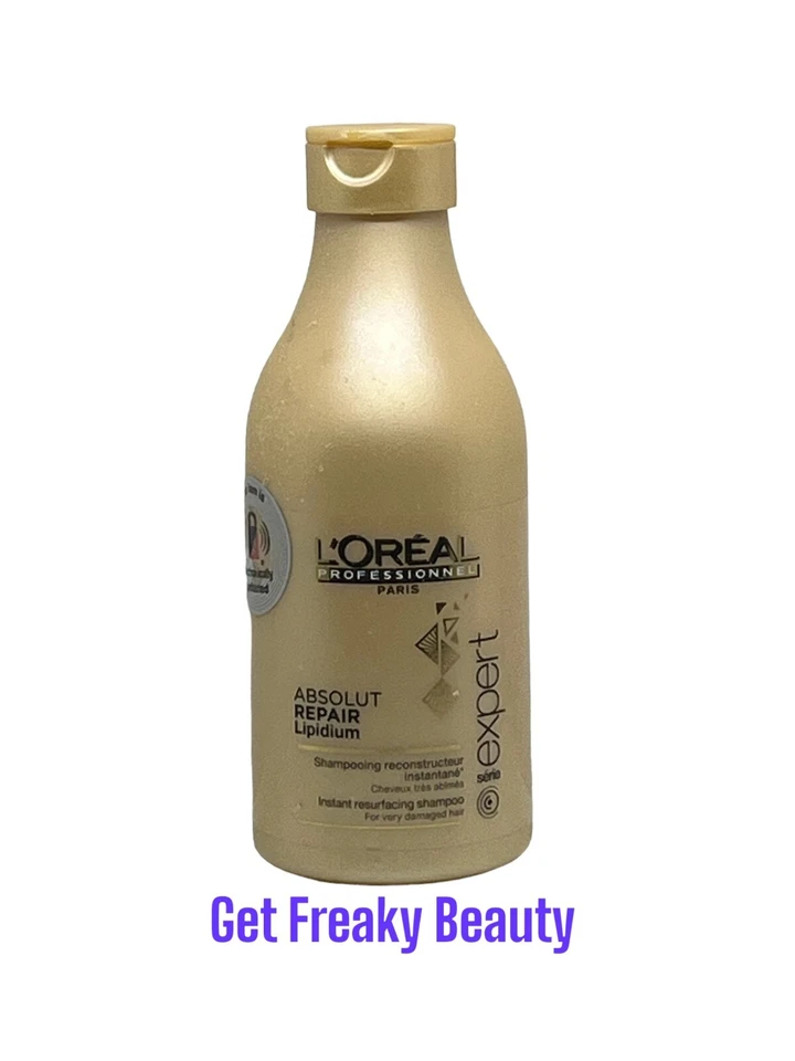 L'ORÉAL 8.45 oz. L'Oreal Absolut Repair Shampoo. Lipidium. 250ml. NEW. FREE SHIPPING.