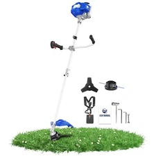 BADGER String Trimmer Edger Brush Cutter 52cc 18" Gas Weed Eater/Wacker 3 in 1