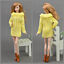 thumbnail 5 - 1/6 Accessories Knitted Handmade Sweater Top Coat Dress Clothes For 11.5&#034; Doll
