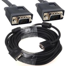  2M 3M 5M 10M 15M 20M 30M Super VGA SVGA  Laptop Monitor Cable Lead Male - Male