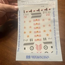 Superscale Decals 720426 1/72 Scale MiG-15 Romania, Algeria, Hungary, Egypt, Chi